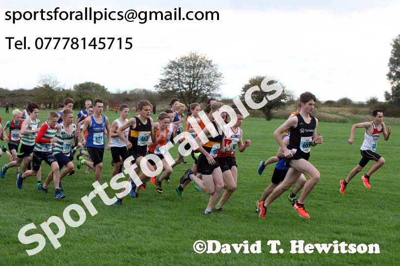 Boys under-15s, Sherman Cup and Davison Shield, Temple Park, South Shields. Photo:  David T. Hewitson/Sports for All Pics